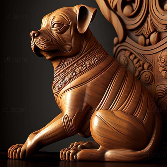 3D model Thai bangku dog (STL)